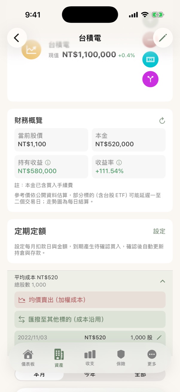 持倉明細